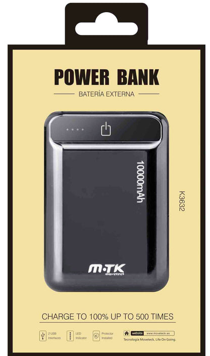 EUROSEDICO External Battery Power Bank 10,000 mAh Real Charges 100% Many Times