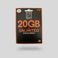 VOXI 20GB Unlimited Social SIM