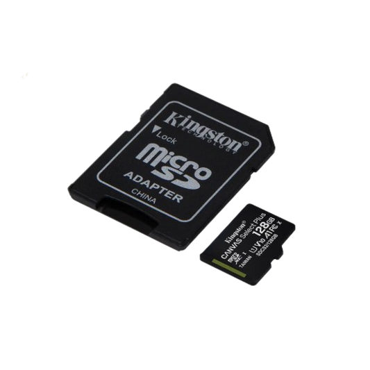 Kingston Canvas Select Plus microSD Card SDCS2/128 GB Class 10 (SD Adapter Included)